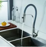 Смеситель для кухни с гибким изливом Shevanik S943L-9