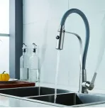 Смеситель для кухни с гибким изливом Shevanik S943L-9