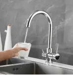 Смеситель для кухни с подключением к фильтру воды Shevanik S168