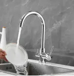 Смеситель для кухни с подключением к фильтру воды Shevanik S168