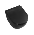 Унитаз подвесной Milleau Vortex с сиденьем MYL038SMB (матовый черный)
