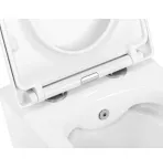 Унитаз Uptrend Orion Rimless подвесной, с фальшбиде, с крышкой микролифт слим, белый