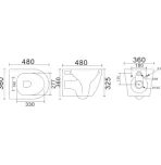 Унитаз Uptrend Amaro Rimless подвесной, с крышкой микролифт слим, белый