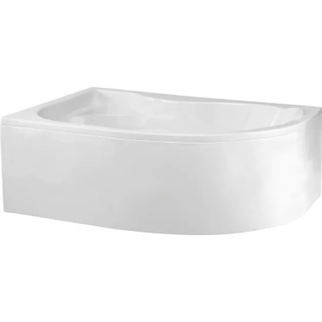 Акриловая ванна Polimat Dora 170×110 L, угловая левая, с ножками, белый