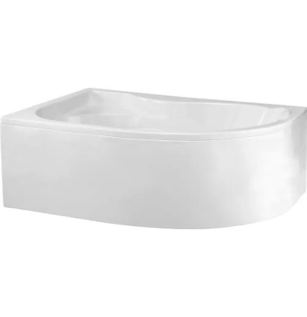 Акриловая ванна Polimat Dora 170×110 L, угловая левая, с ножками, белый