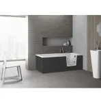 Акриловая ванна Polimat Avo 150×75 с дверью