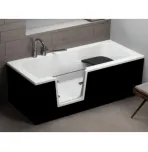 Акриловая ванна Polimat Vovo 140×70 с дверью