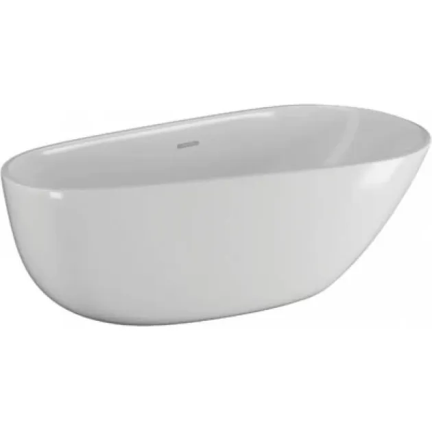 Акриловая ванна Polimat Shila 170×85 отдельностоящая, белый