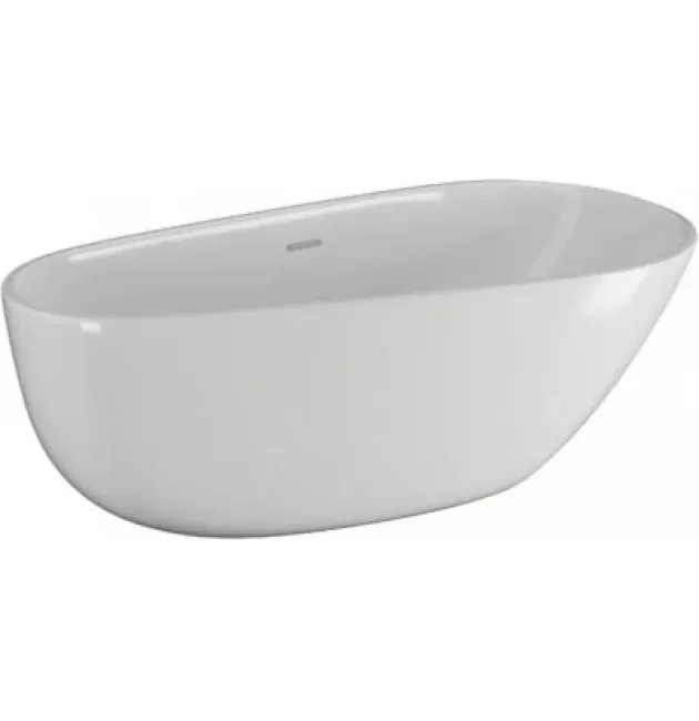 Акриловая ванна Polimat Shila 170×85 отдельностоящая, белый