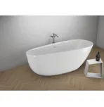 Акриловая ванна Polimat Shila 170×85 отдельностоящая, белый