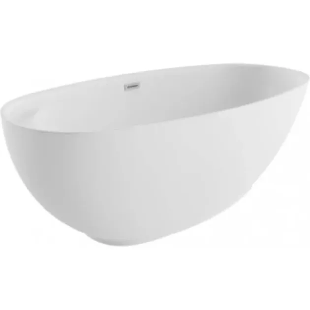 Акриловая ванна Polimat Kivi 165×75 отдельностоящая, белый
