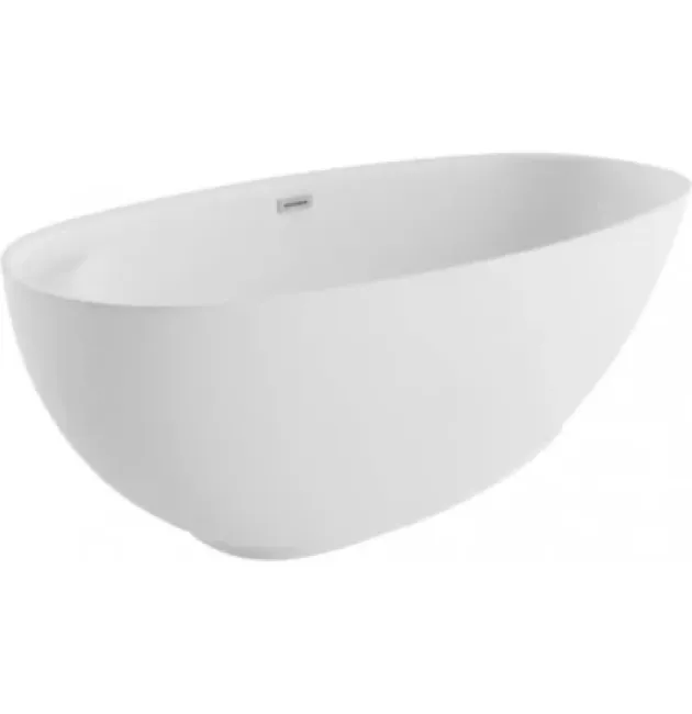 Акриловая ванна Polimat Kivi 165×75 отдельностоящая, белый