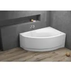 Акриловая ванна Polimat Marea 150×100 R, угловая правая, с ножками, белый