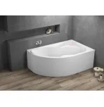 Акриловая ванна Polimat Dora 170×110 R, угловая правая, с ножками, белый