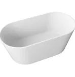 Ванна из искусственного камня Polimat Ida 150×75 отдельностоящая, белый