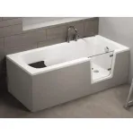 Акриловая ванна Polimat Avo 140×70 с дверью